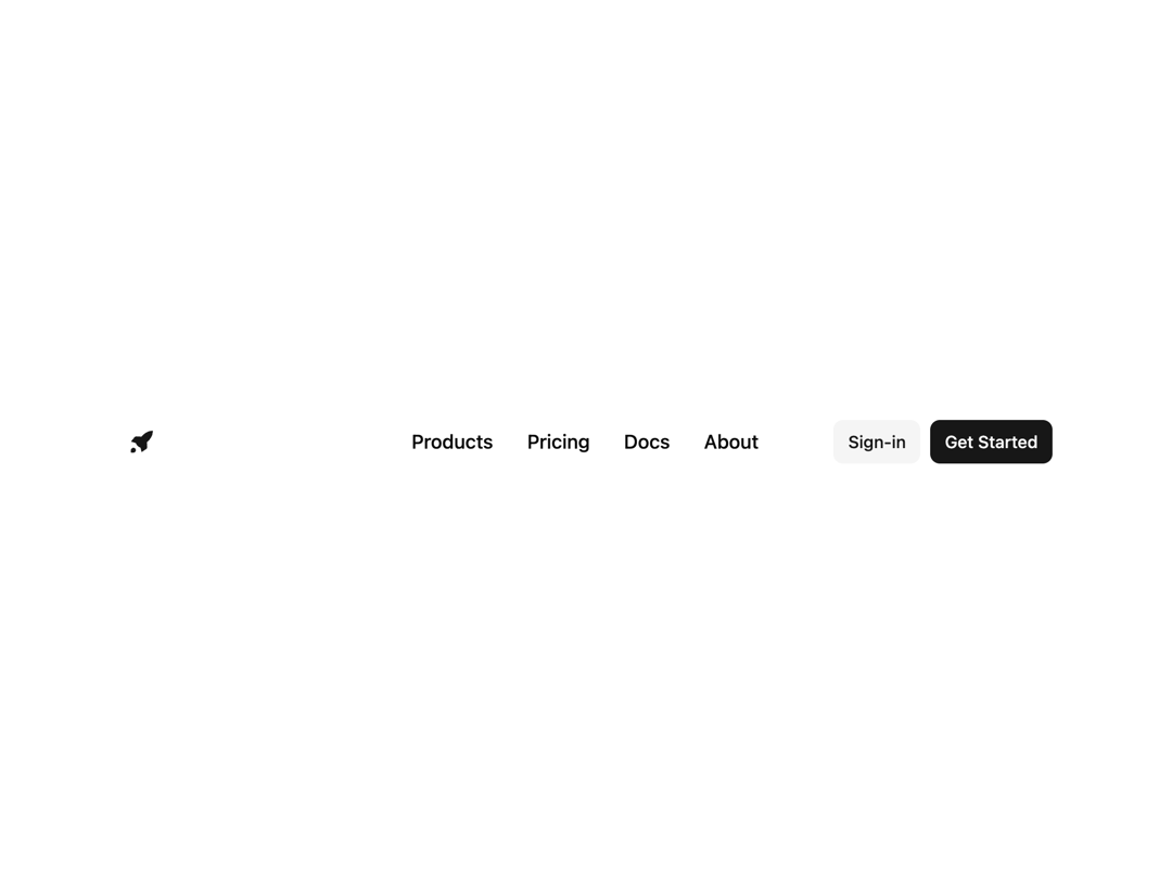 Navbar preview