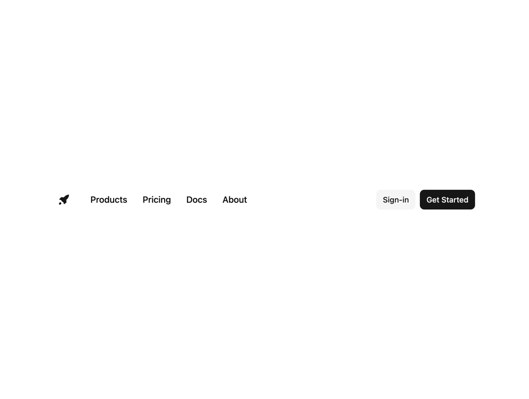Navbar preview