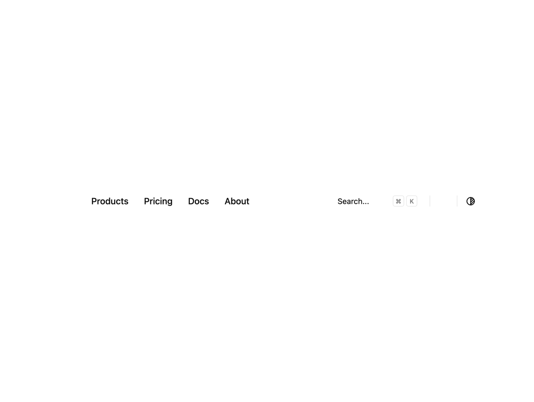 Navbar preview