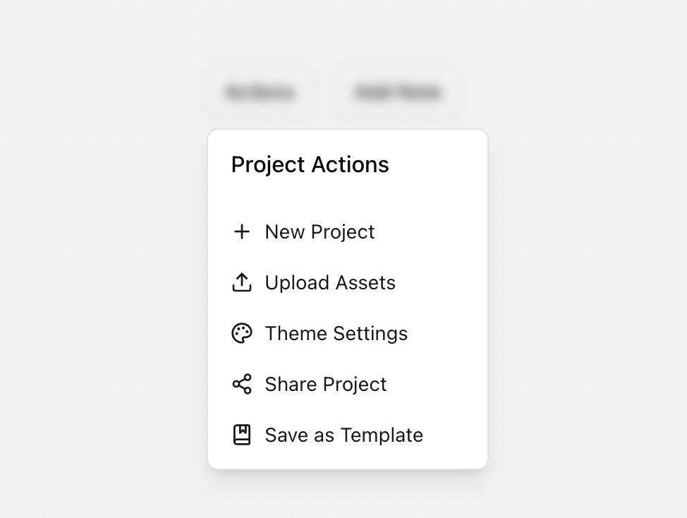 Floating Action Panel preview