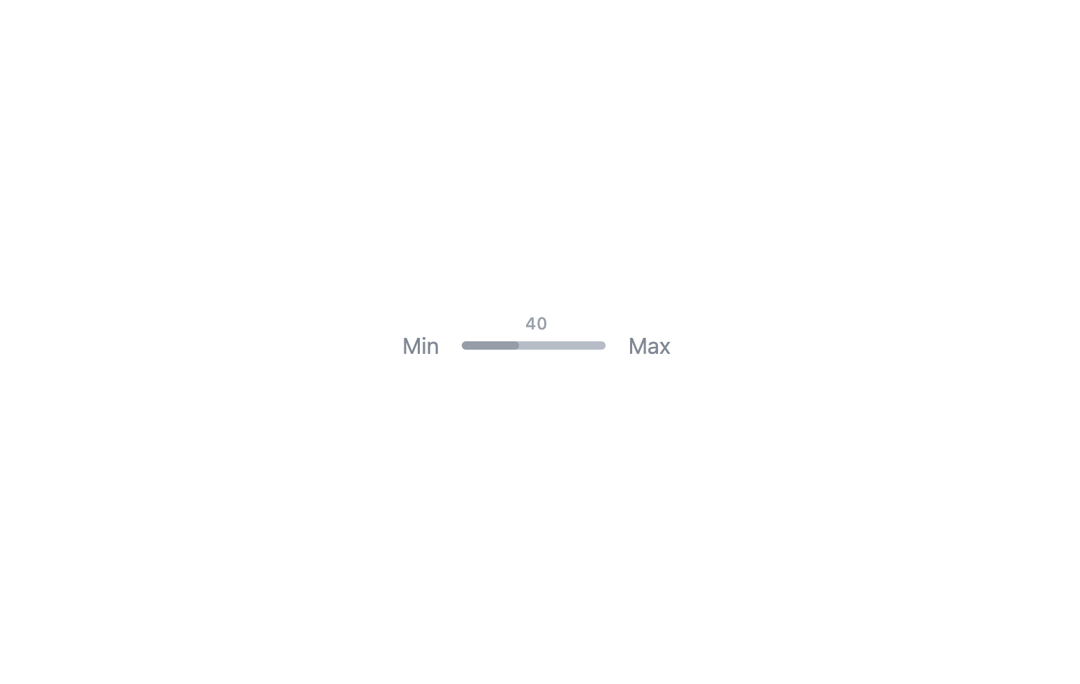 Elastic slider preview