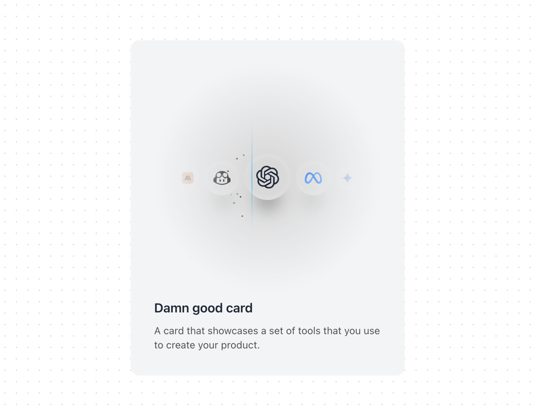 Feature Block Animated Card preview