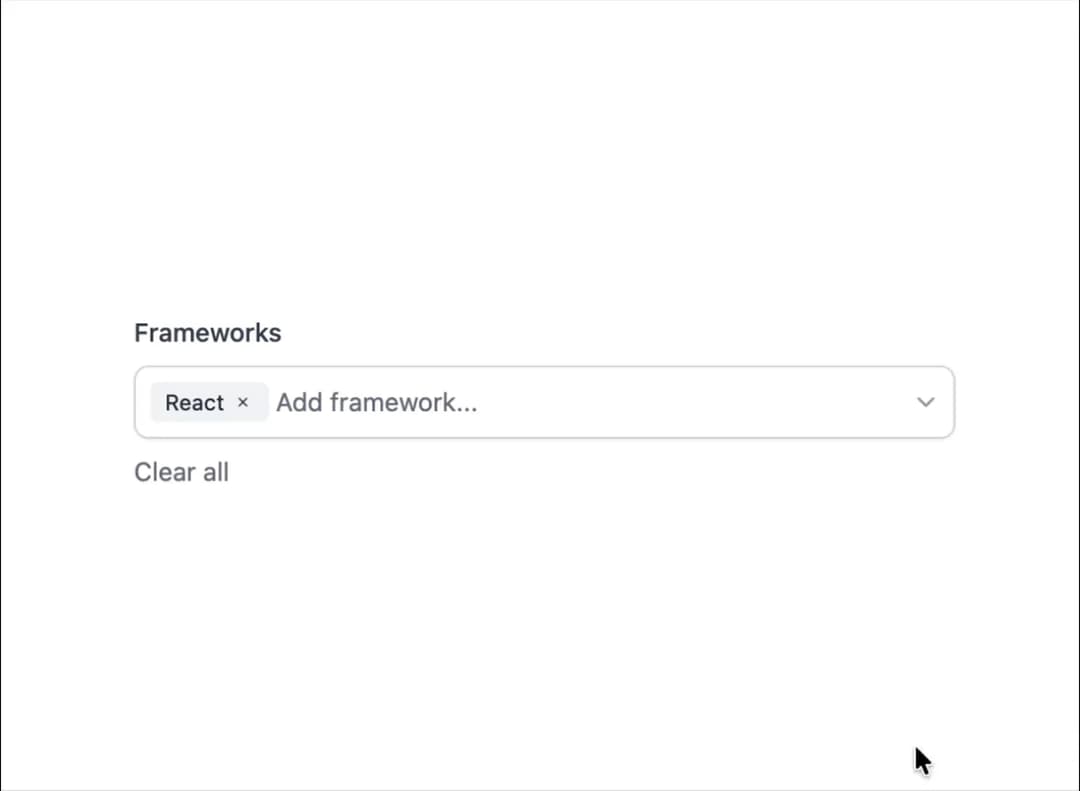 Basic Tags Input preview