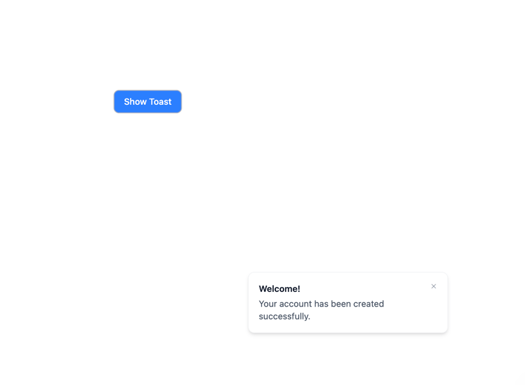 Basic Toast preview