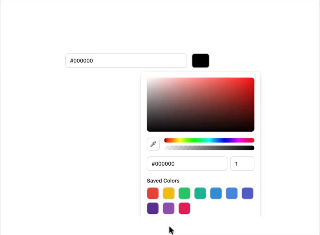 Color Picker preview
