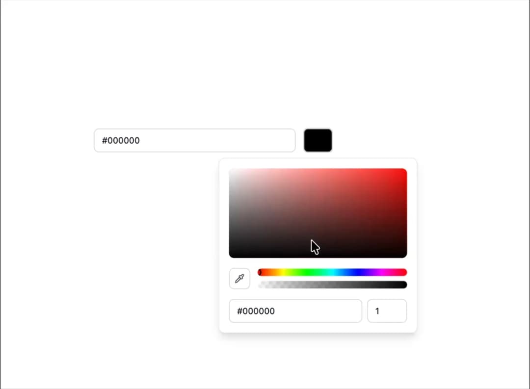 Color Picker preview