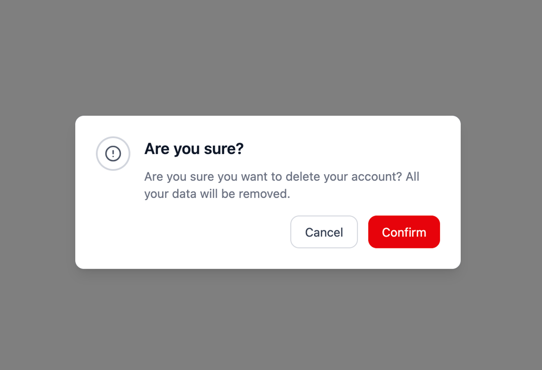 Dialog preview