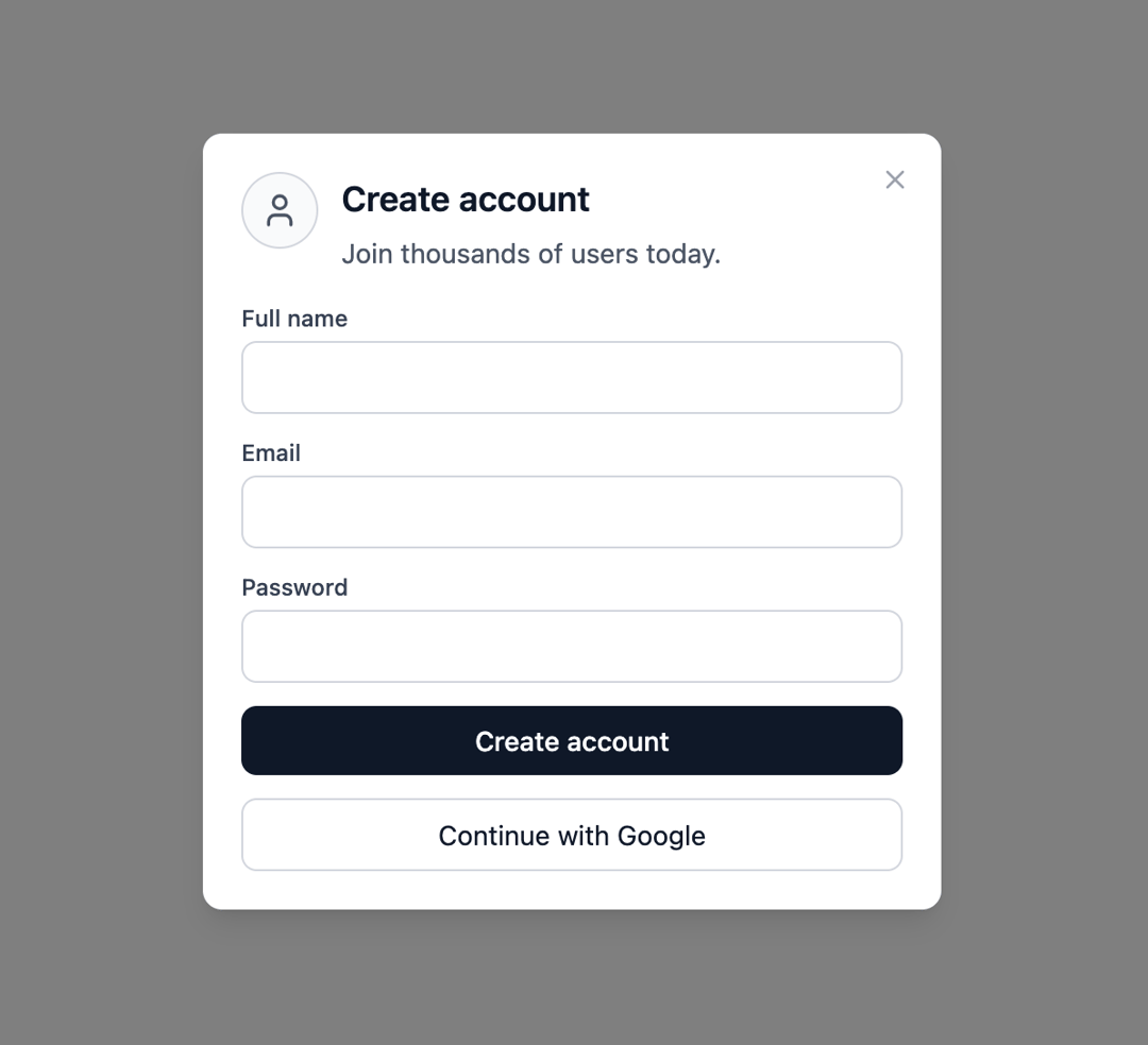 Dialog preview