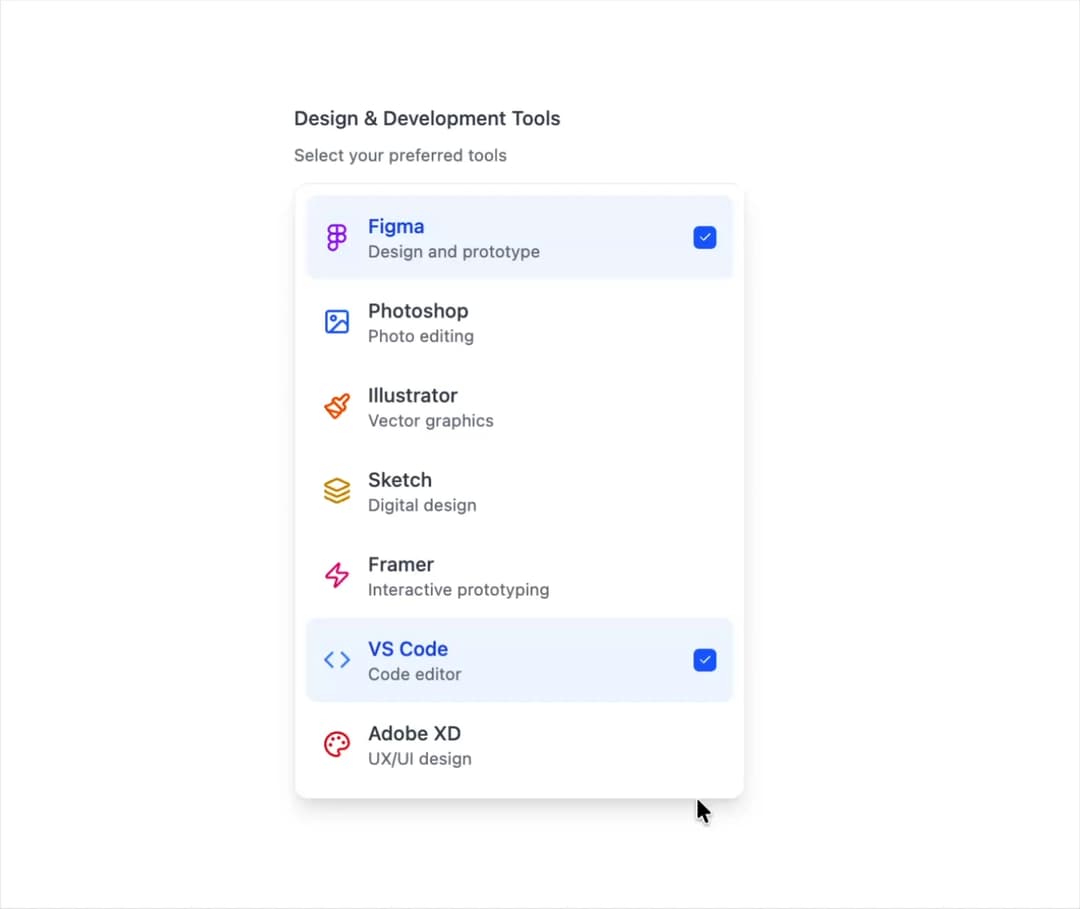 Listbox preview
