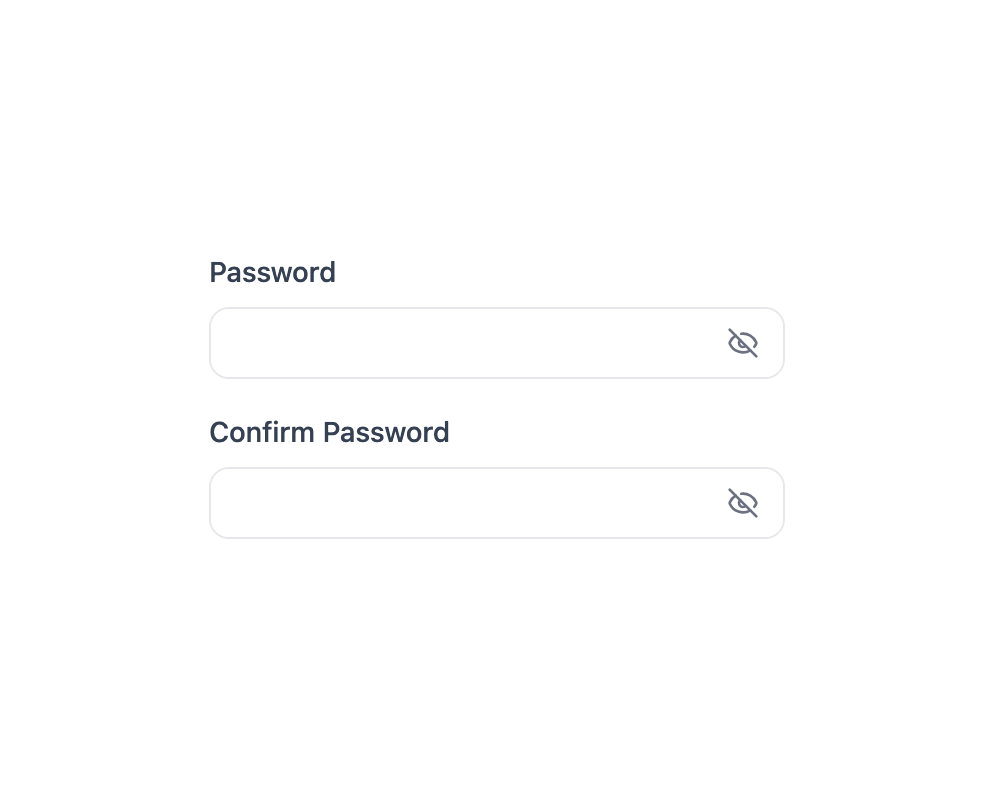 Password Input preview