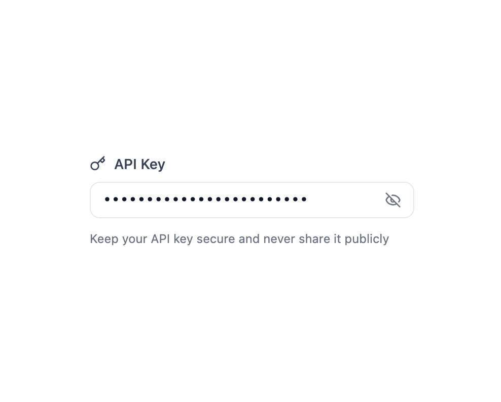Password Input preview