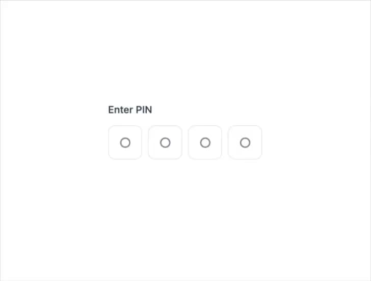 Pin Input preview