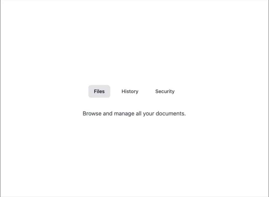 Tabs Component preview