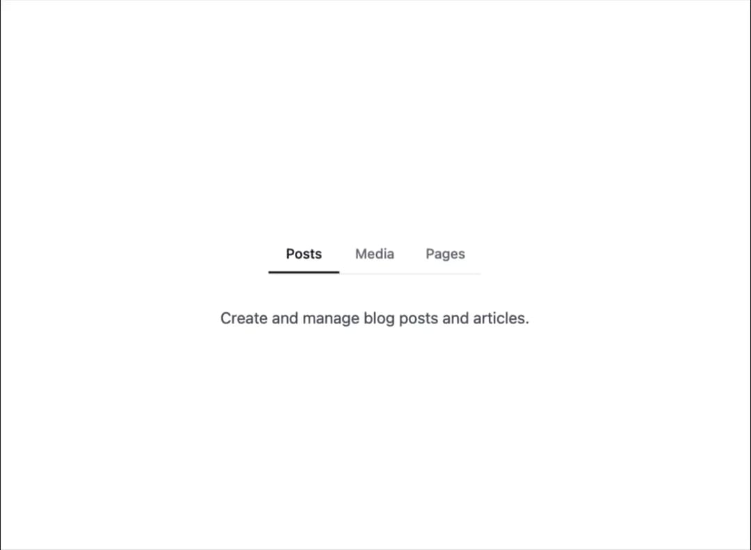 Tabs Component preview