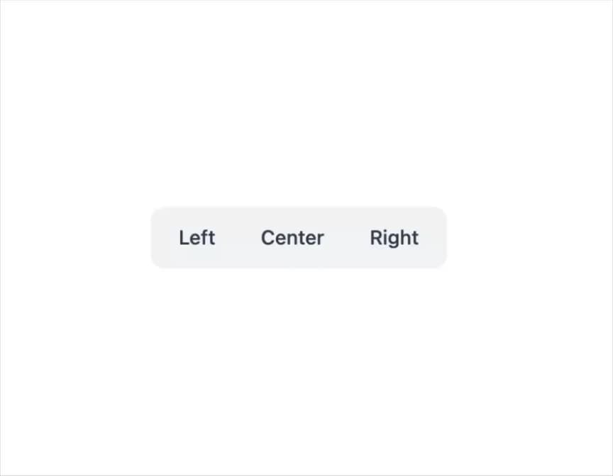 Toggle Group preview