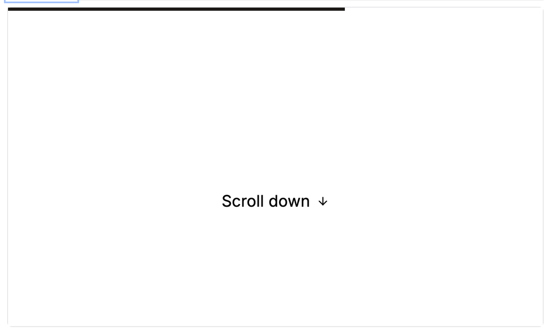 Scroll Progress Bar preview