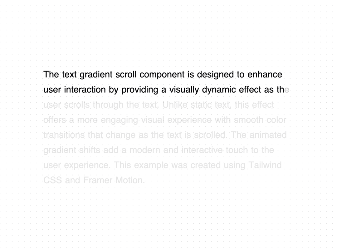 Text Gradient Scroll preview