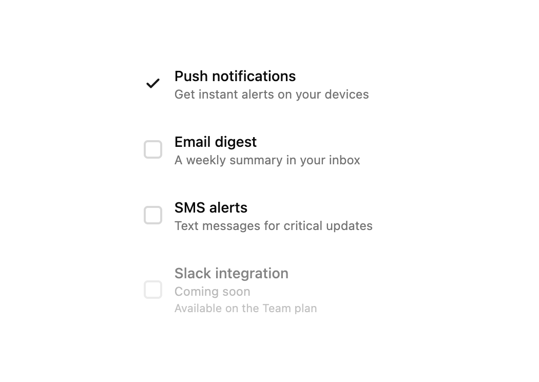 Checkbox Group preview