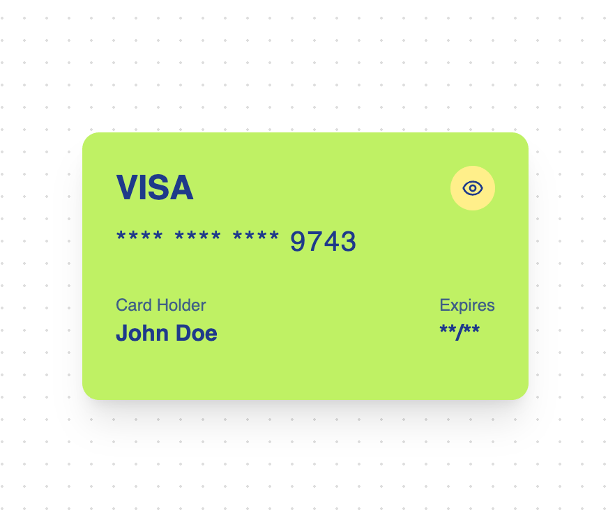 Credit Card preview