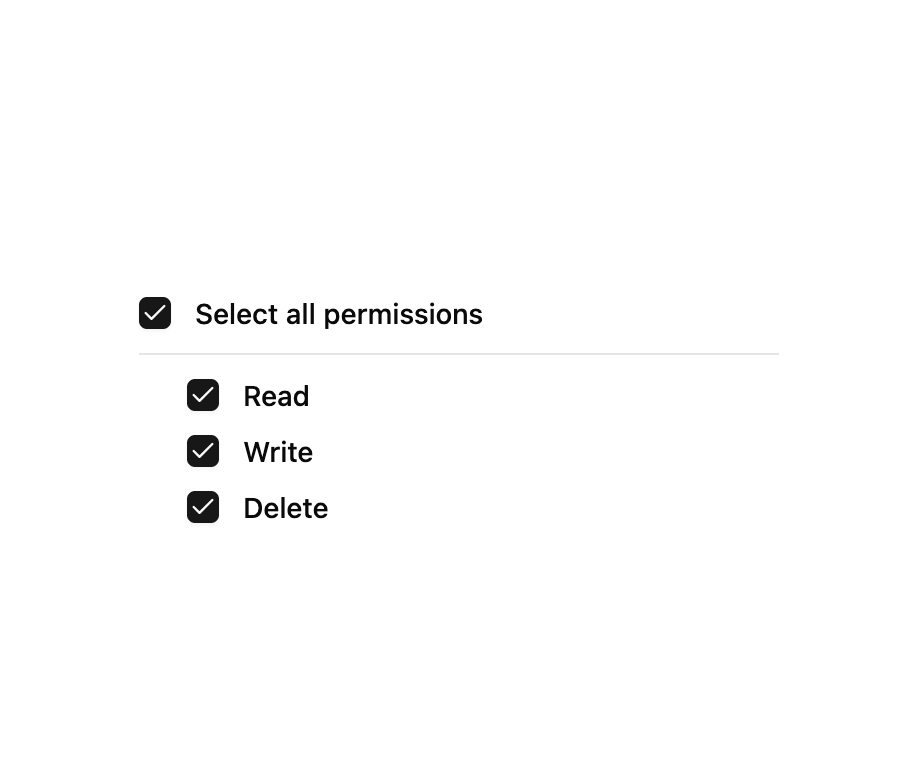 Select All Checkbox preview