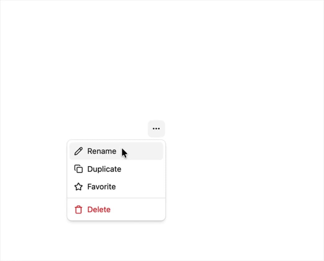 Icon Button Actions preview