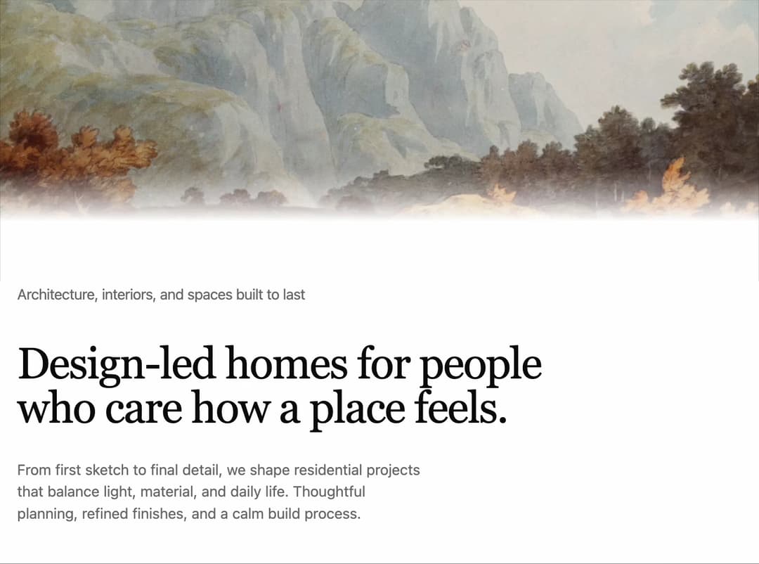 Editorial Image Hero preview