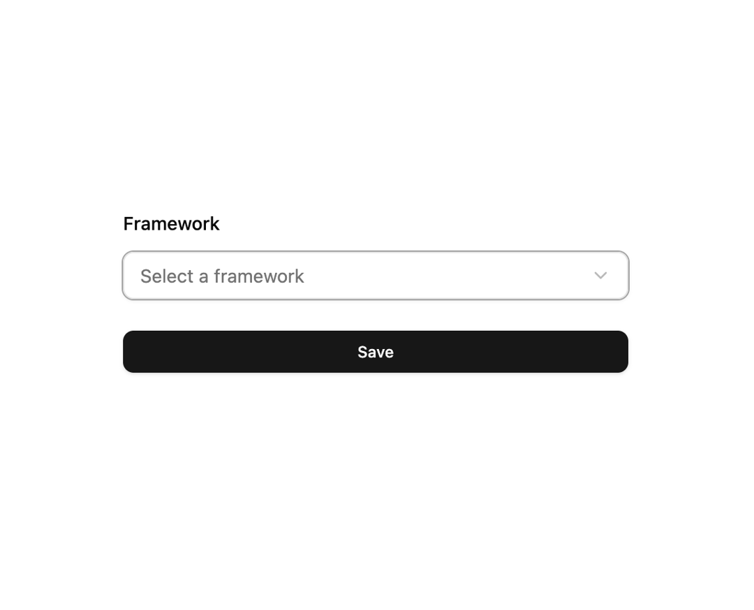 Select Field (TanStack Form) preview