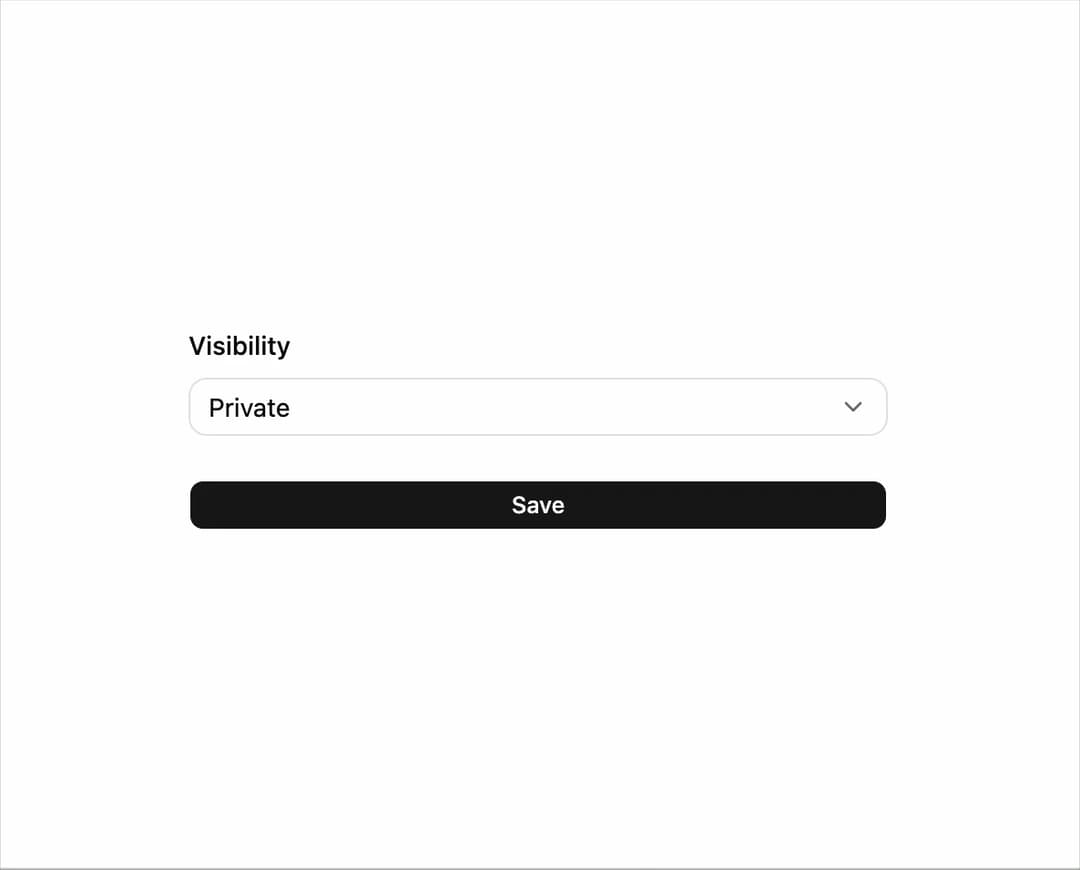 Dropdown Field (TanStack Form) preview