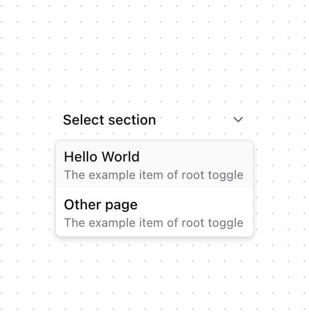 Root Toggle preview