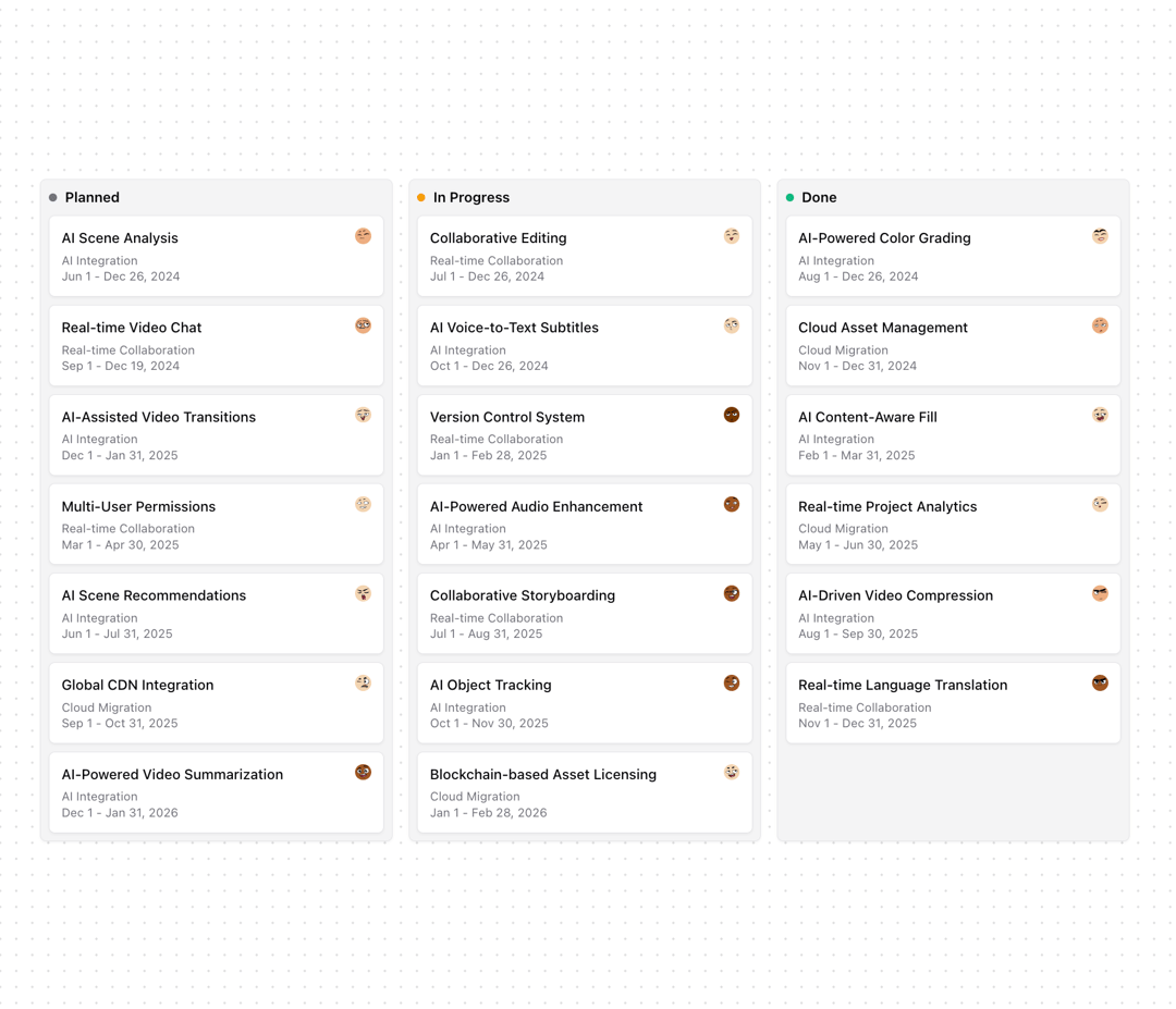 Kanban preview