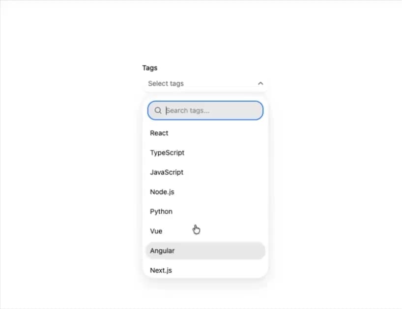 HeroUI Autocomplete preview