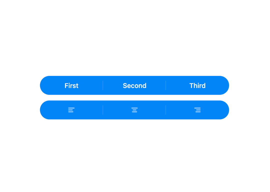 HeroUI Button Group preview