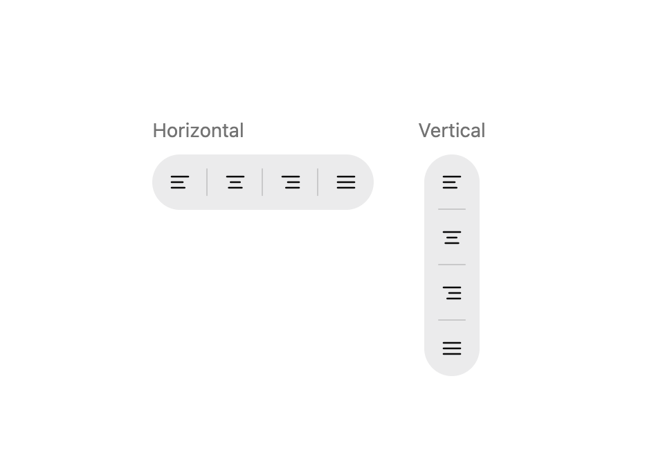 HeroUI Button Group preview