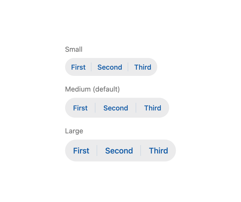 HeroUI Button Group preview