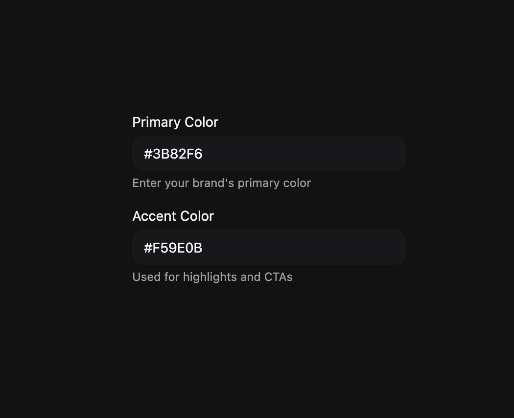 ColorField preview