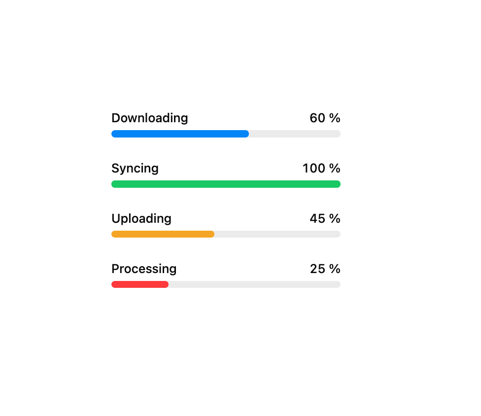 Progress Bar preview