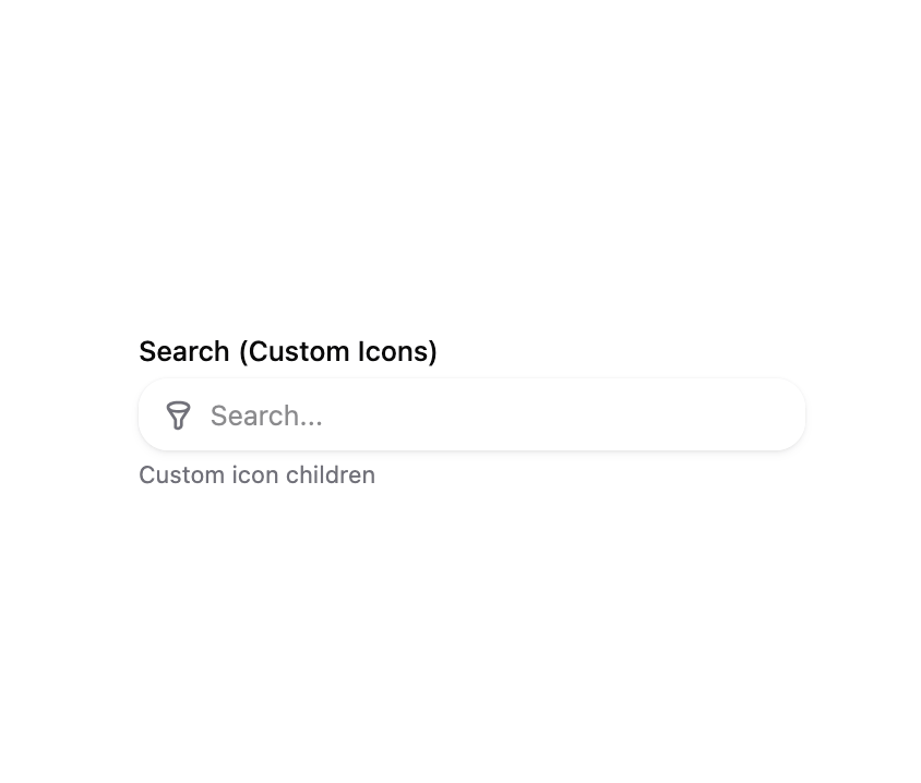 HeroUI Search Field preview