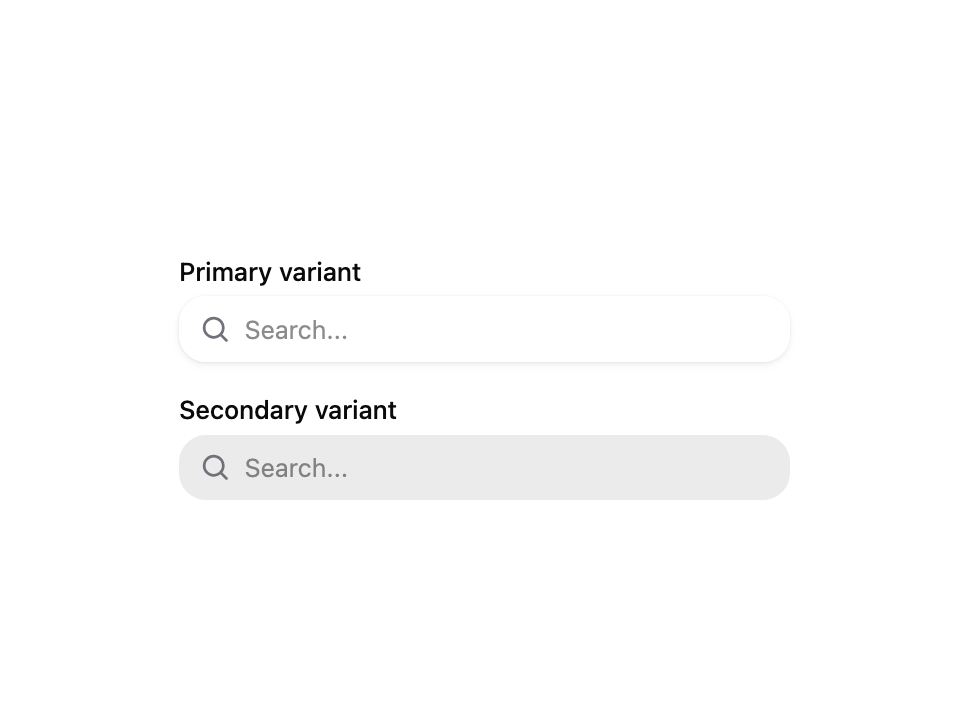 HeroUI Search Field preview