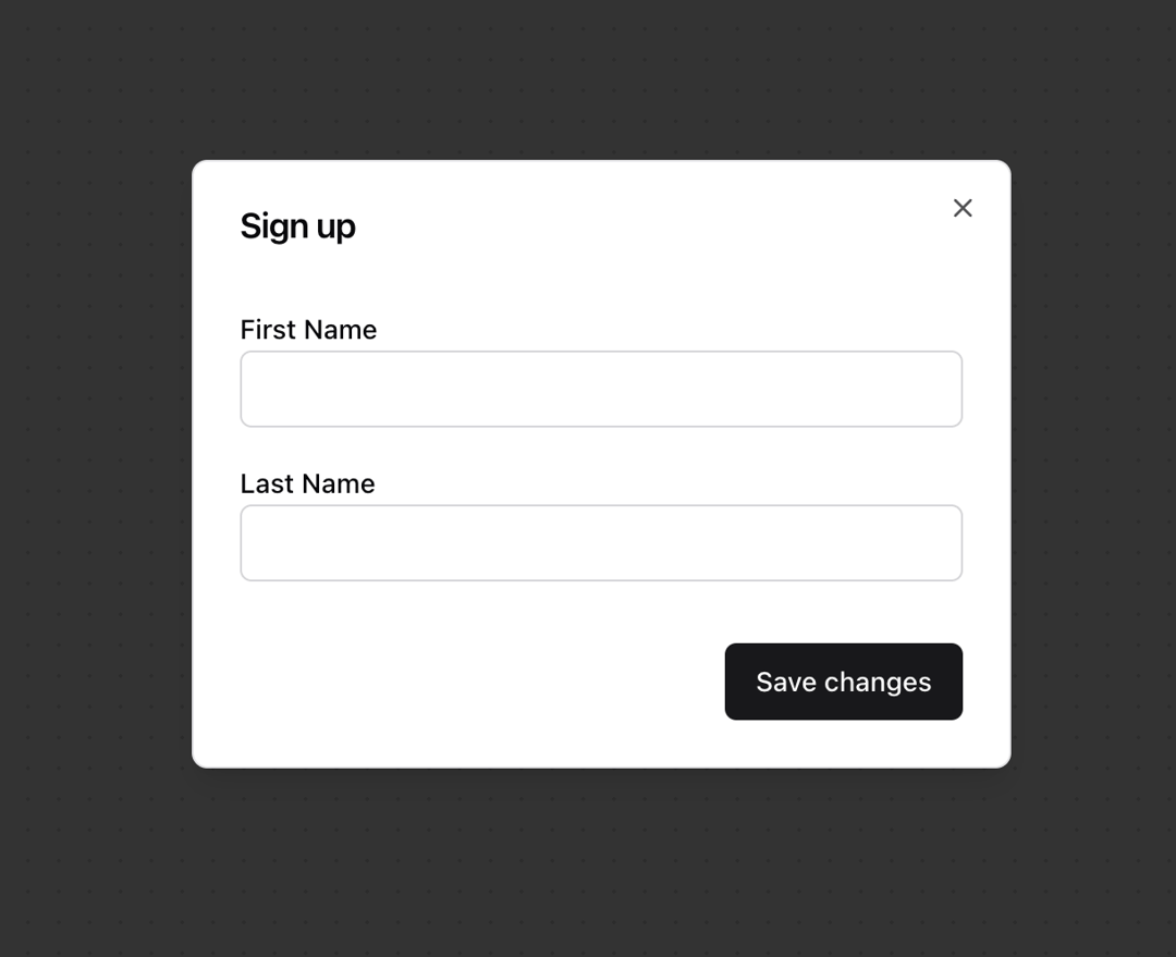 Dialog [react-aria-components] preview
