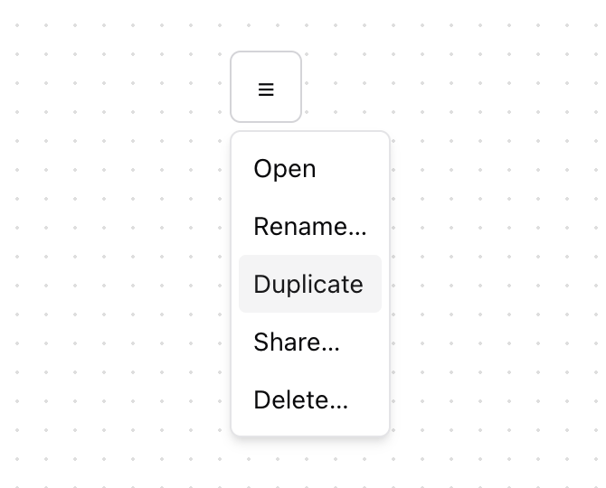 Menu [react-aria-components] preview