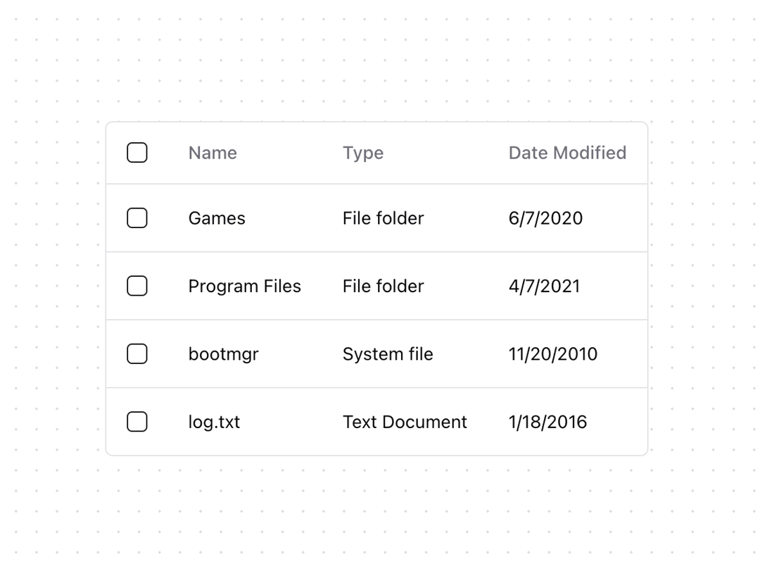 Table [react-aria-components] preview