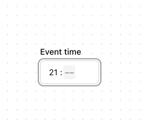 Time Field [react-aria-components] preview
