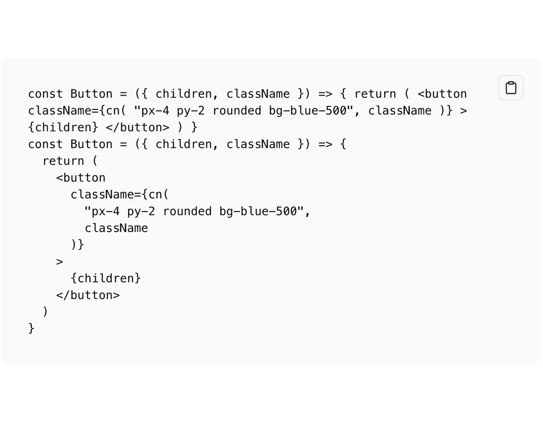 Copy to clipboard preview