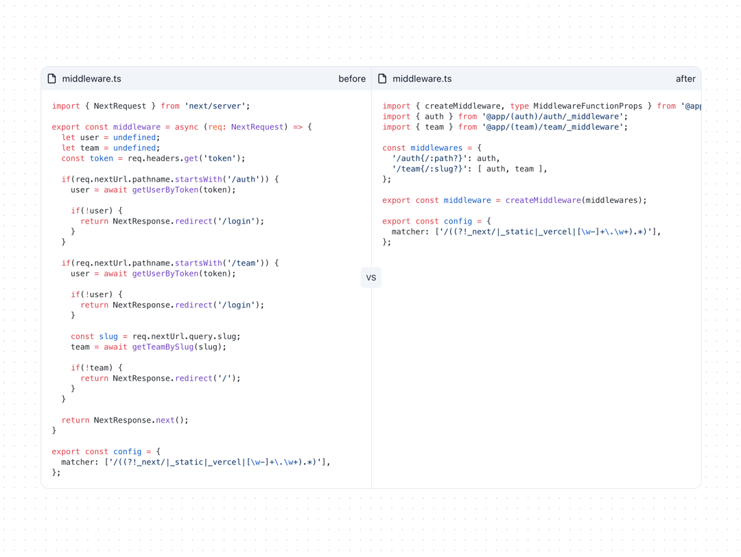 Code Comparison preview