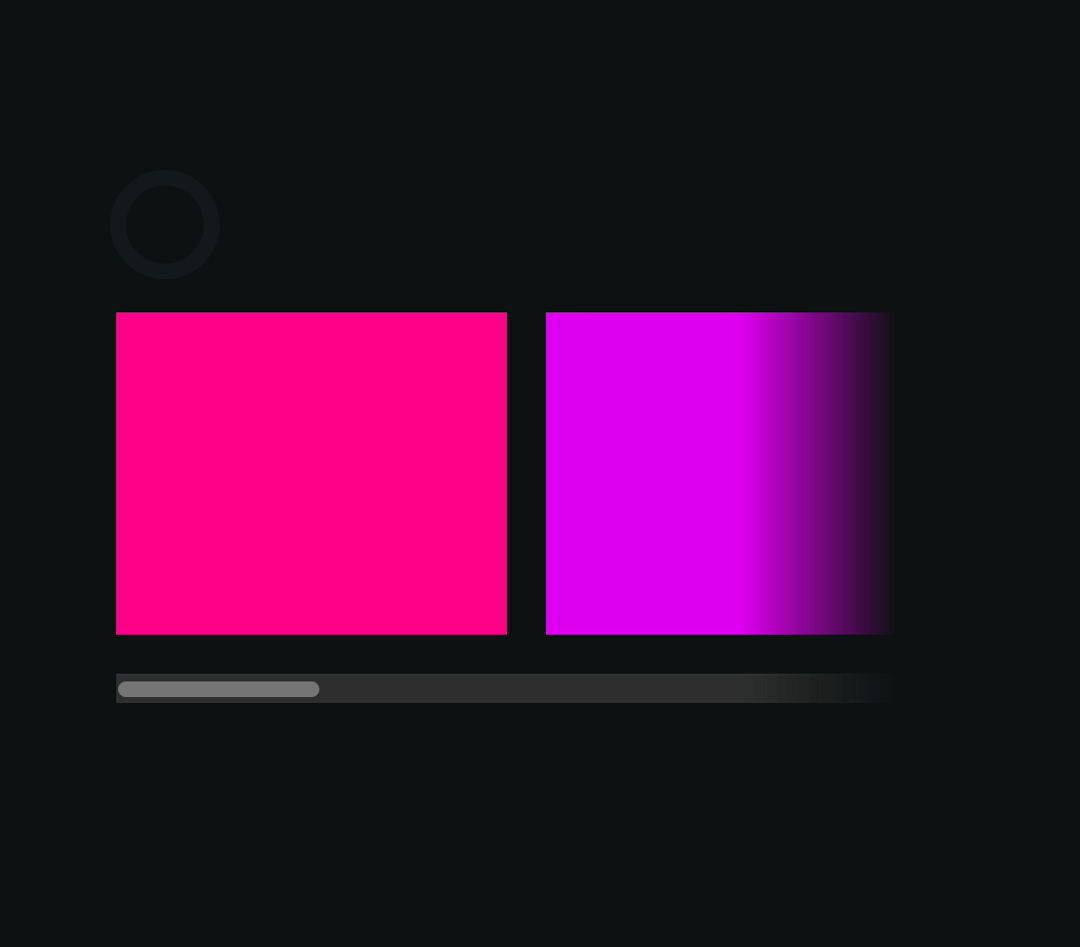 Element scroll-linked animation preview