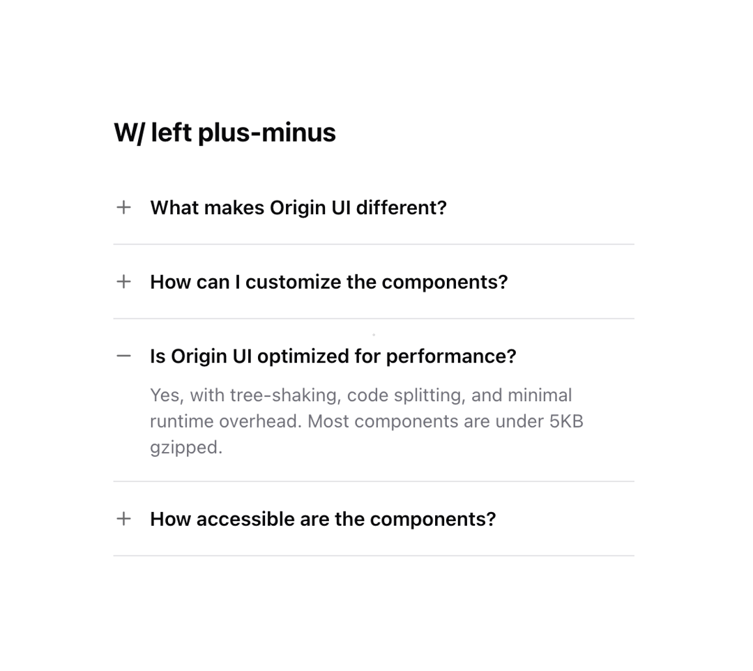 Accordion preview
