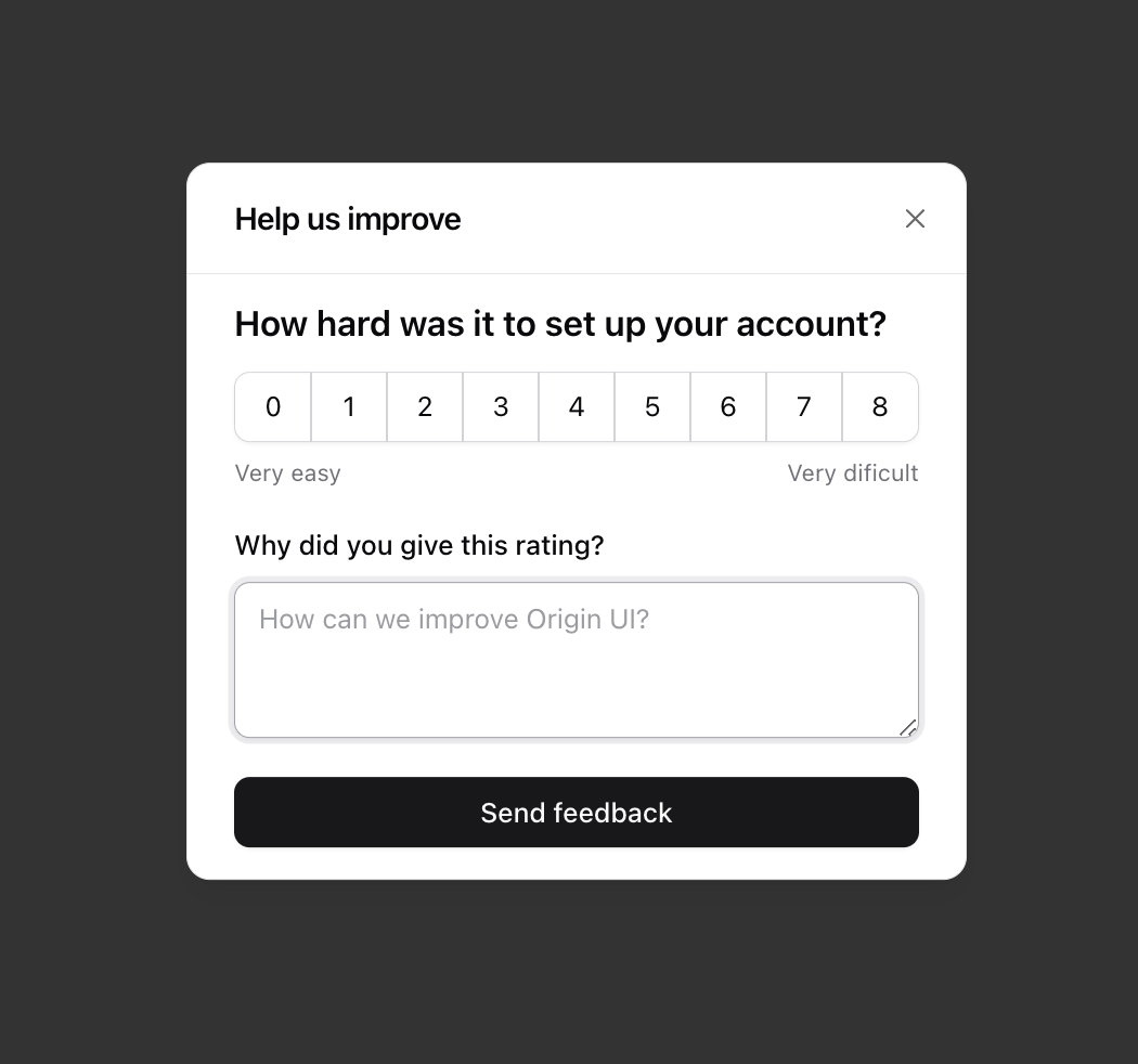 Dialog preview