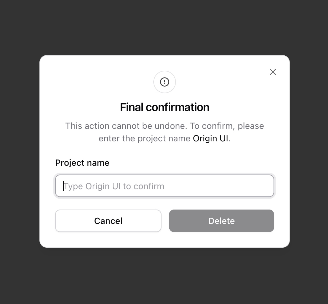 Dialog preview