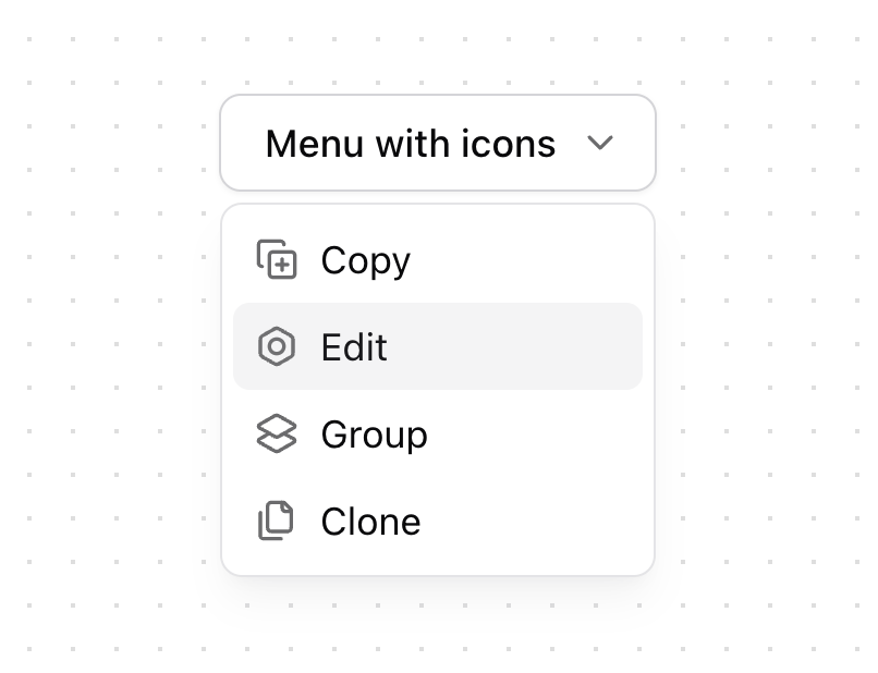 Dropdown Menu preview