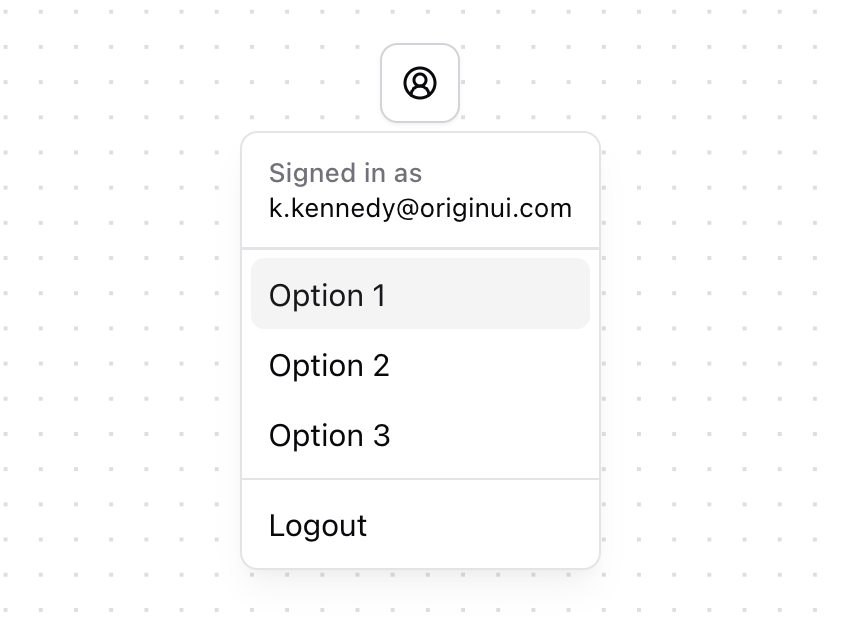 Dropdown Menu preview